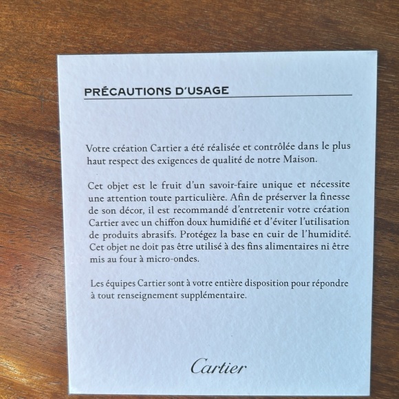 Cartier Trinket Tray - Picture 9 of 9